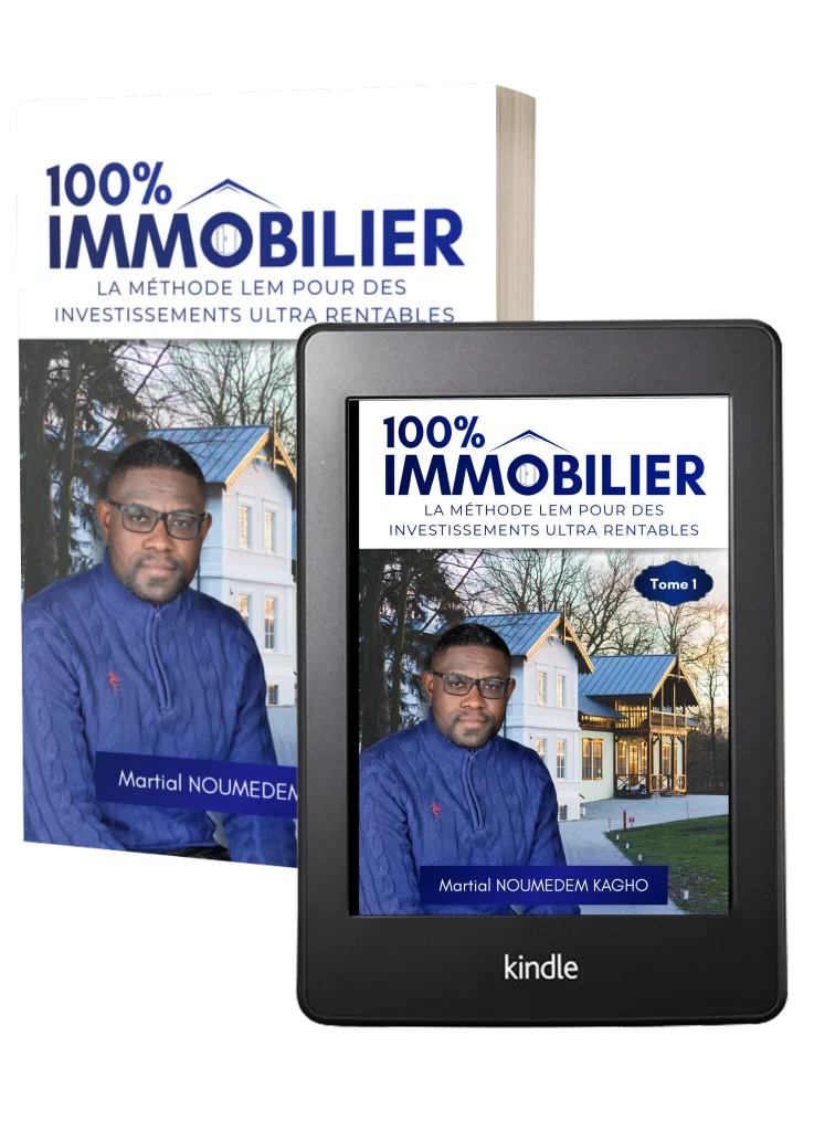 Visuel 3D - 100 immobilier T1 -Broché et ebook